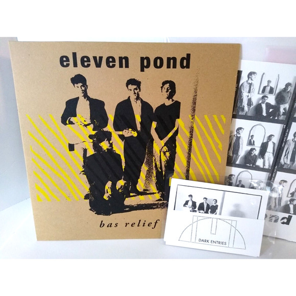 Eleven Pond ‎Bas Relief Vinyl LP Record Album Post-Punk New Wave 2013 SCARCE